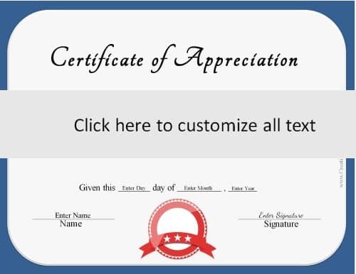 certificate of membership template