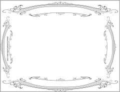 ornate border with a vintage look