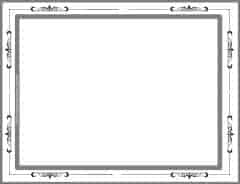 black page border