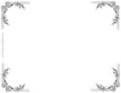 pattern in each of the four corners