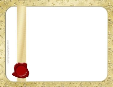 borders for certificates