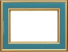 Gold picture frame with a transparent center