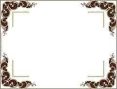 vintage border clip art