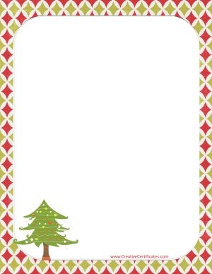 Free Christmas border