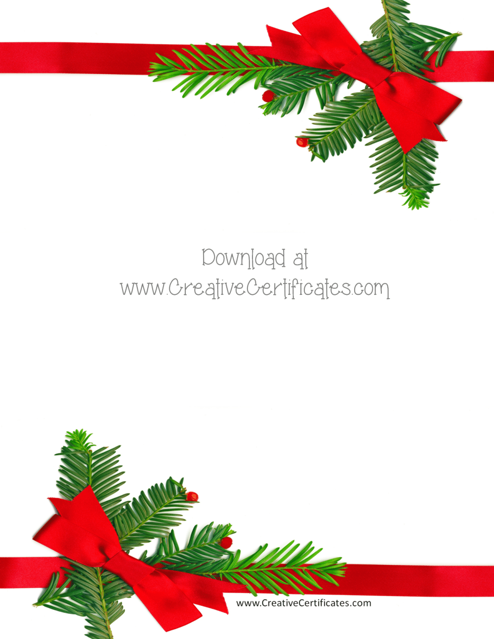 Printable Christmas Border Design