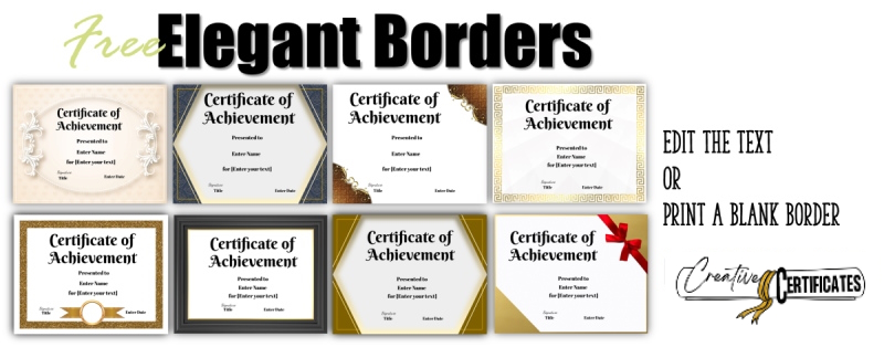 framed borders