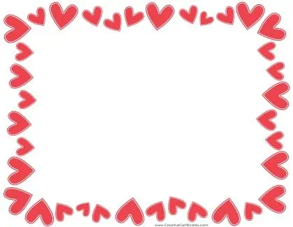 hearts border