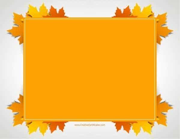 Thanksgiving borders clip art free