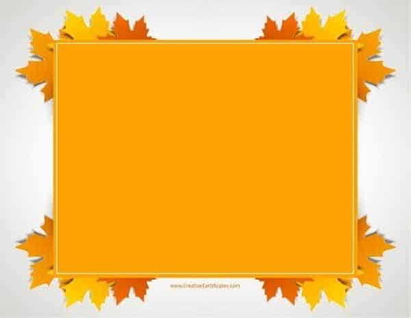 Thanksgiving borders clip art free