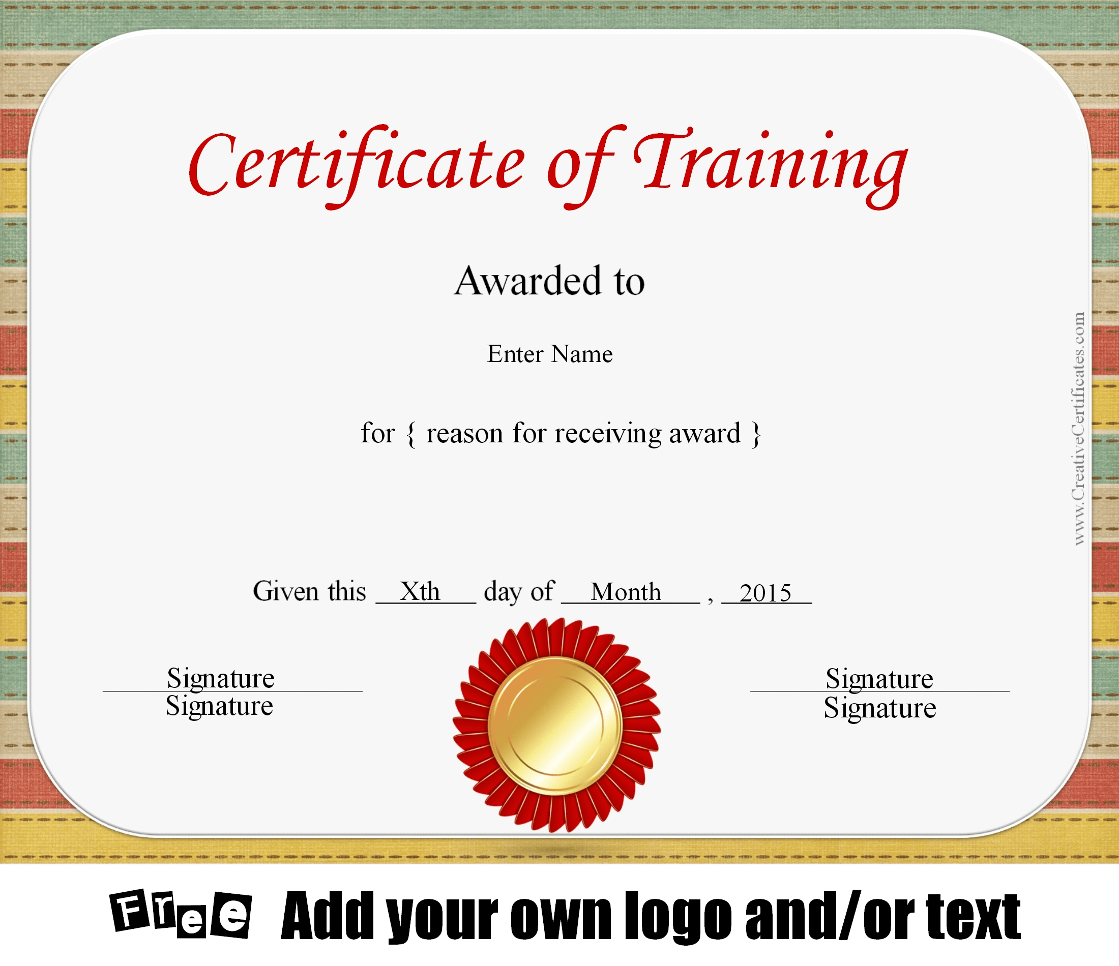 course work certificate