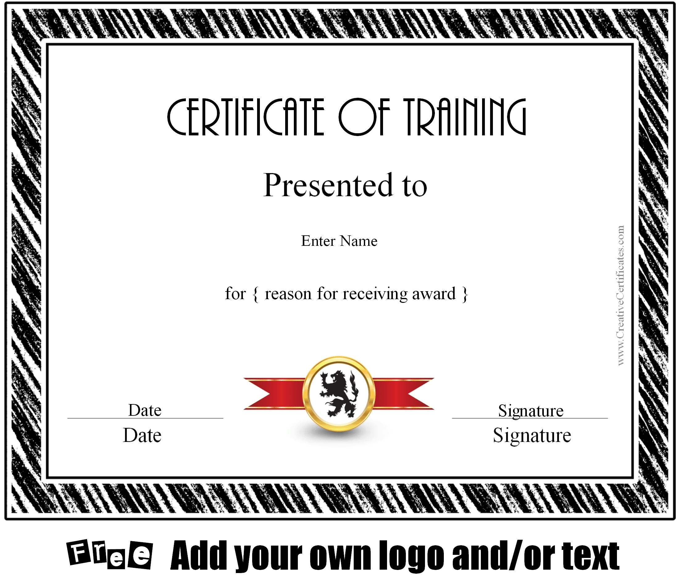 free-certificate-of-training-template-customizable