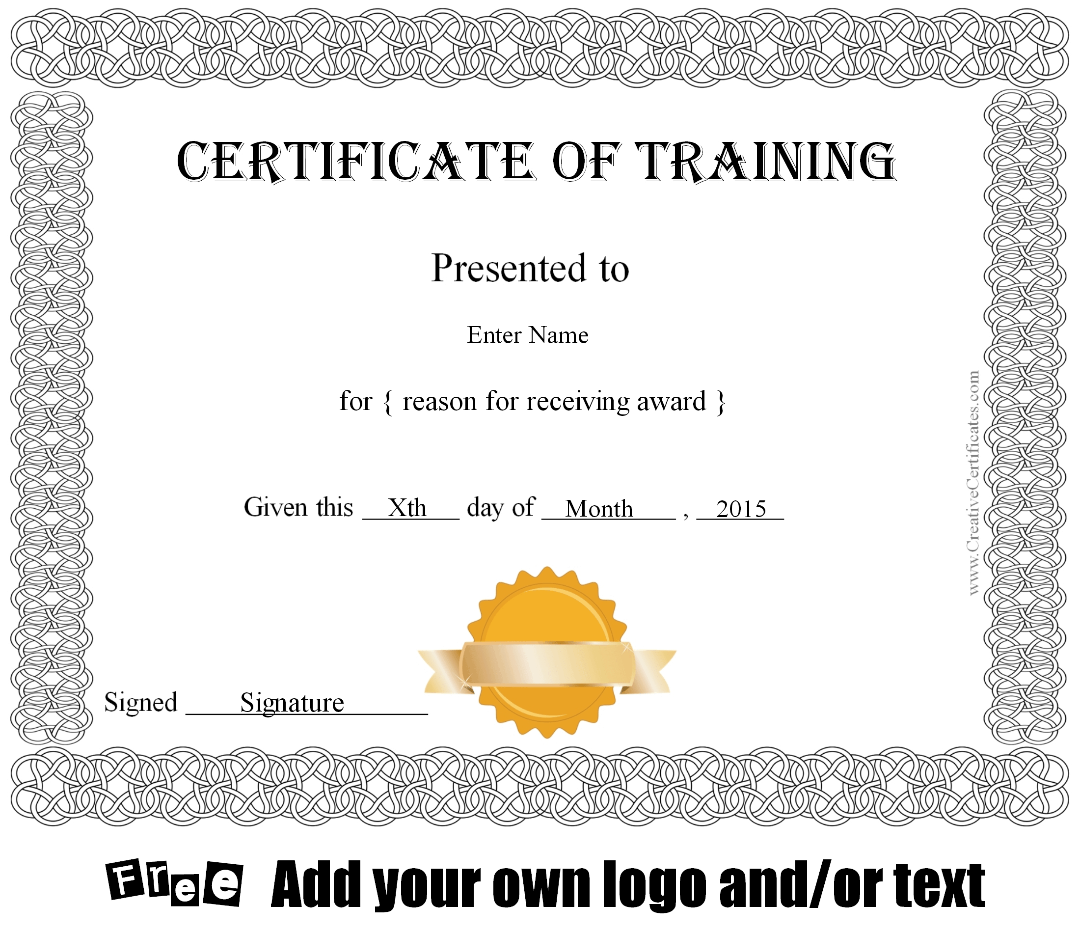 free-certificate-of-training-template-customizable