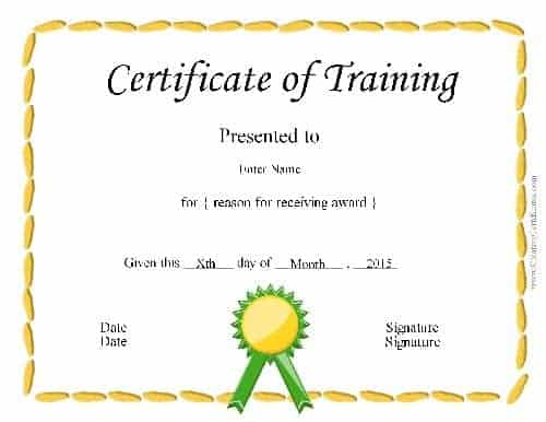 yellow border with a green ribbon