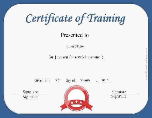 Free Software Online Training Certificate Template - Download in