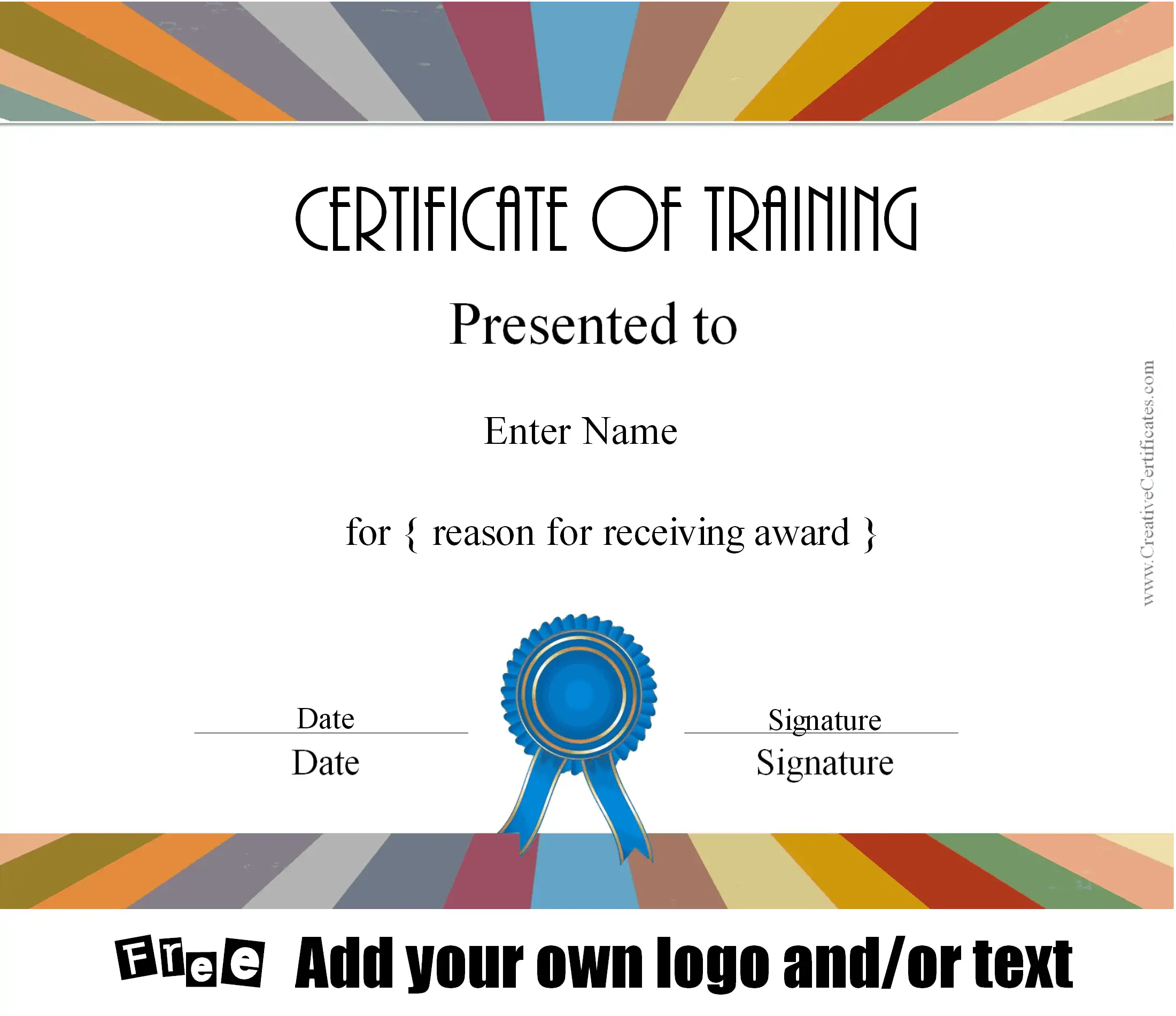 Diploma for training course