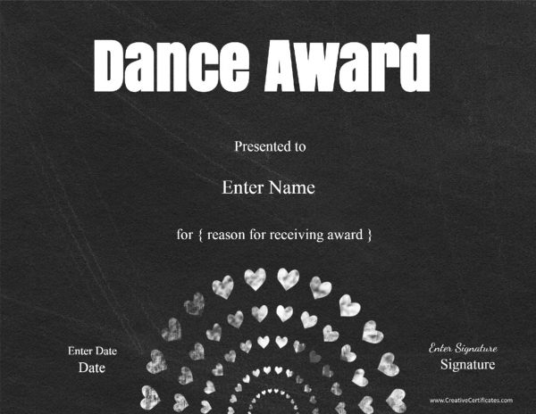 chalkboard performance award