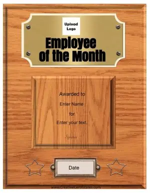 award template