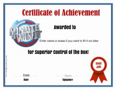 funny award for minute to win game