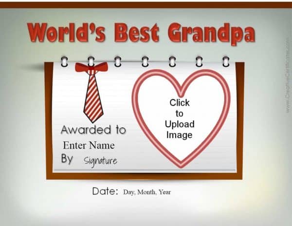 Card for grandfather