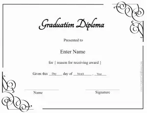 Graduation template