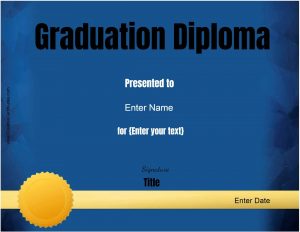 Graduation template