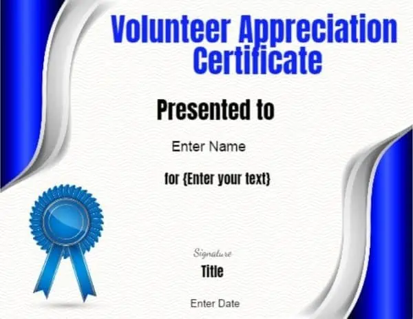 Volunteer Template