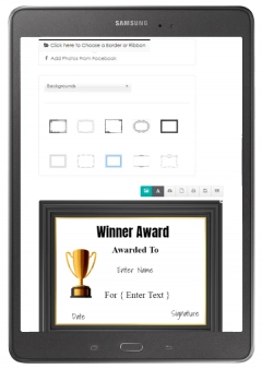 award certificate maker