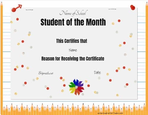 Student of the month