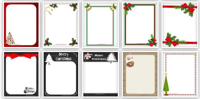 Christmas border clipart