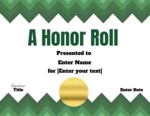 A Honor Roll