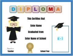 Graduation certificate