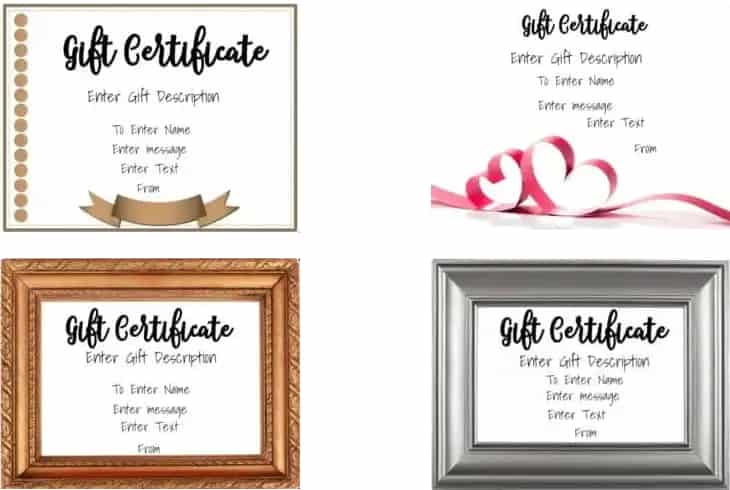 Gift Card Printables  Printable gift cards,  gift