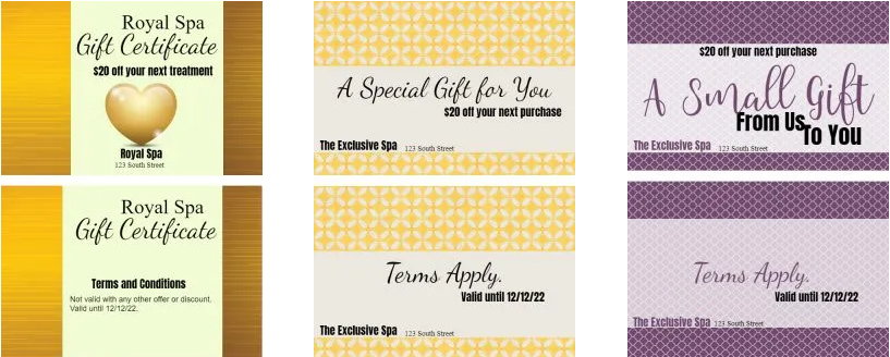 Tattoo Ticket Gift Certificate Personalised Coupon (Instant